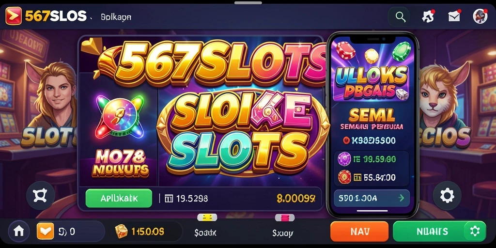 Tampilan permainan slot yang menarik di 567SLOTS.