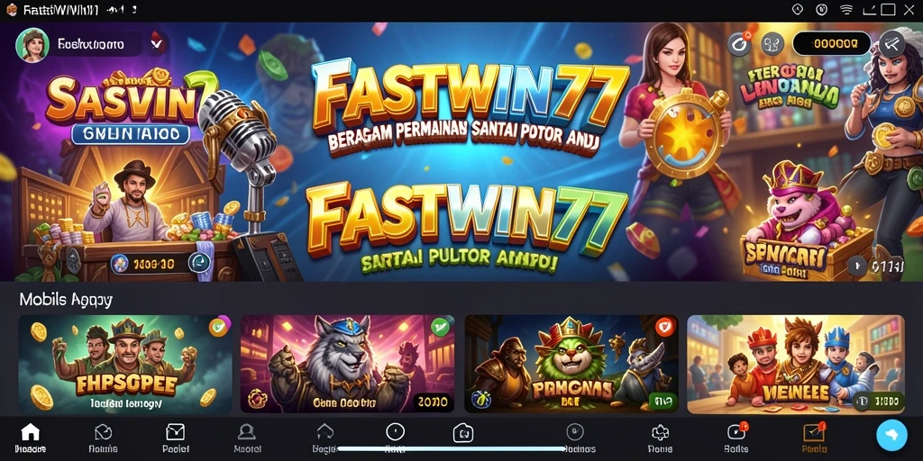 Tangkapan layar menampilkan gameplay santai dari FASTWIN77 yang menghibur.