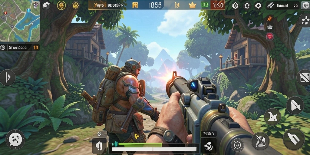 Tampilan gameplay seru dari INDORP yang penuh aksi dan strategi.