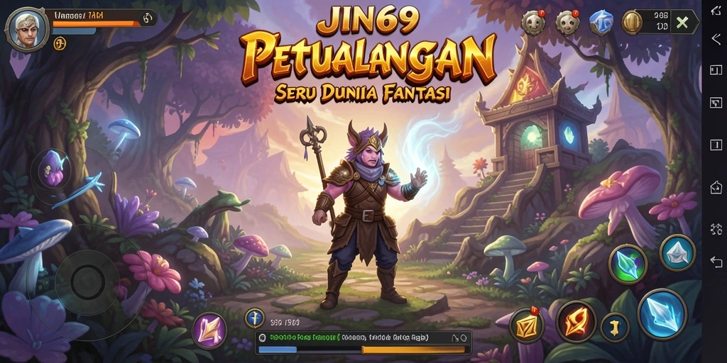 Tampilan gameplay menawan dari JIN69 yang penuh petualangan.