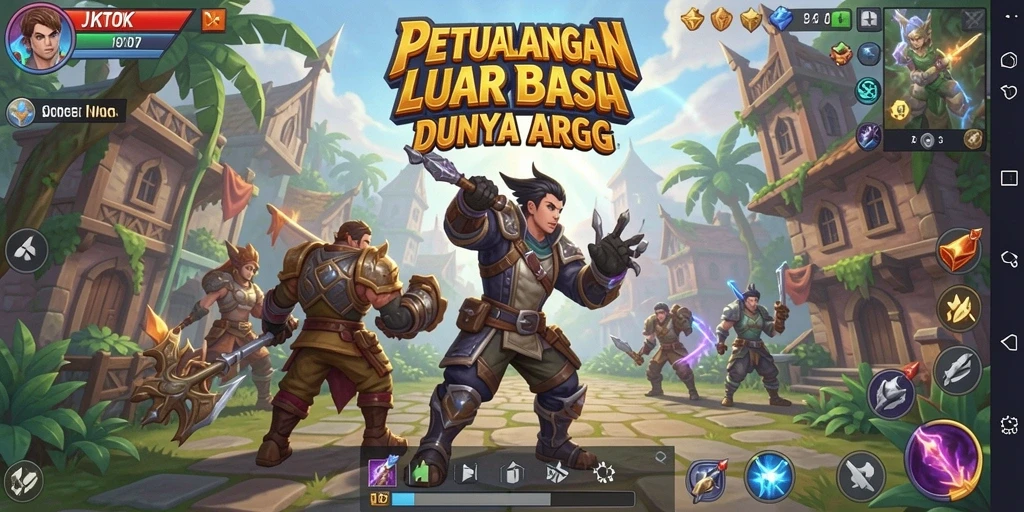 Gameplay menegangkan dan grafis menawan di JKTOK.