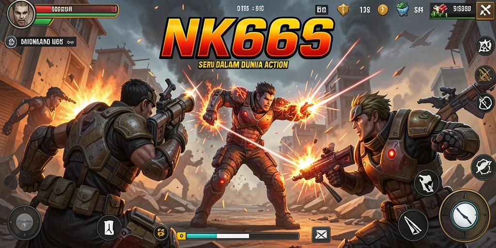 Tampilan gameplay NK666 yang mendebarkan dan penuh aksi.