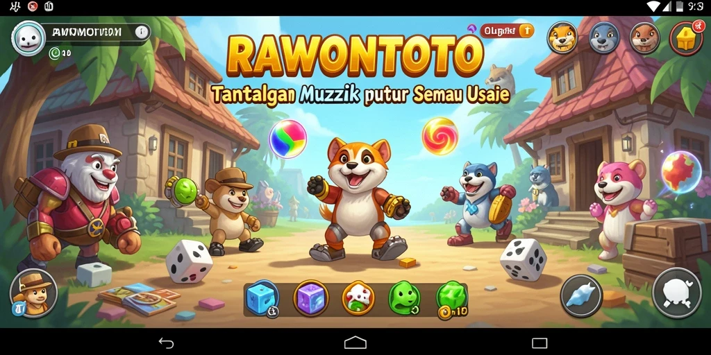 Tampilan gameplay RAWONTOTO yang menarik dan interaktif.