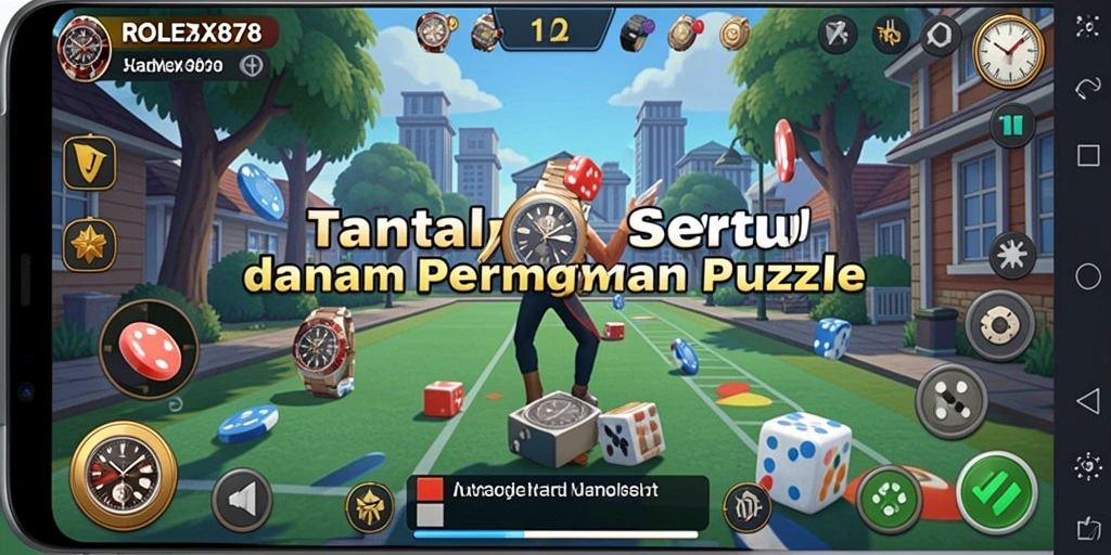 Tampilan gameplay ROLEX878 yang menarik dan penuh tantangan Puzzle.