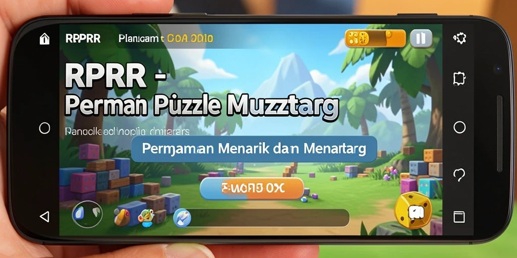 Tampilan gameplay RPRR yang mendebarkan dengan berbagai tantangan puzzle.