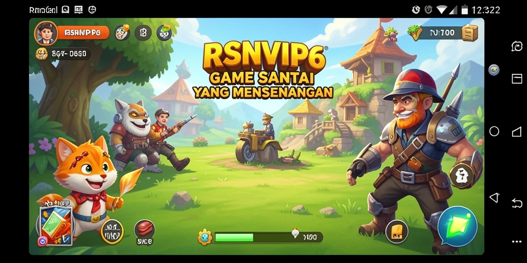 Tampilan gameplay seru dari RSNVIP6 dengan warna yang cerah.