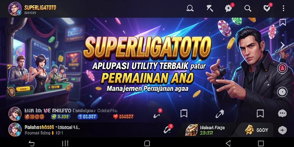 Tampilan antarmuka pengguna SUPERLIGATOTO yang intuitif dan informatif.