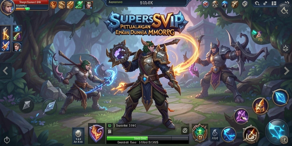 Tampilan screenshot menunjukkan petualangan seru dalam game MMORPG.